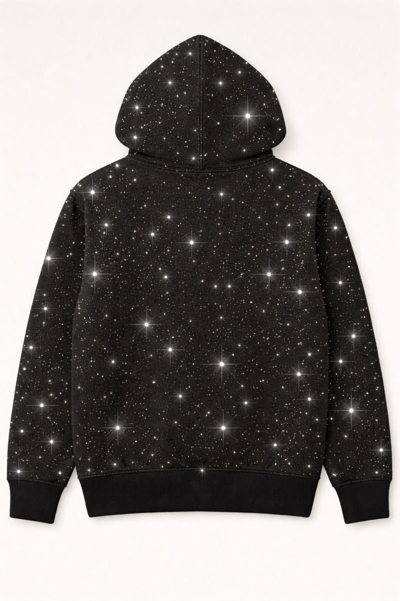 Traceless Rhinestone Hoodie