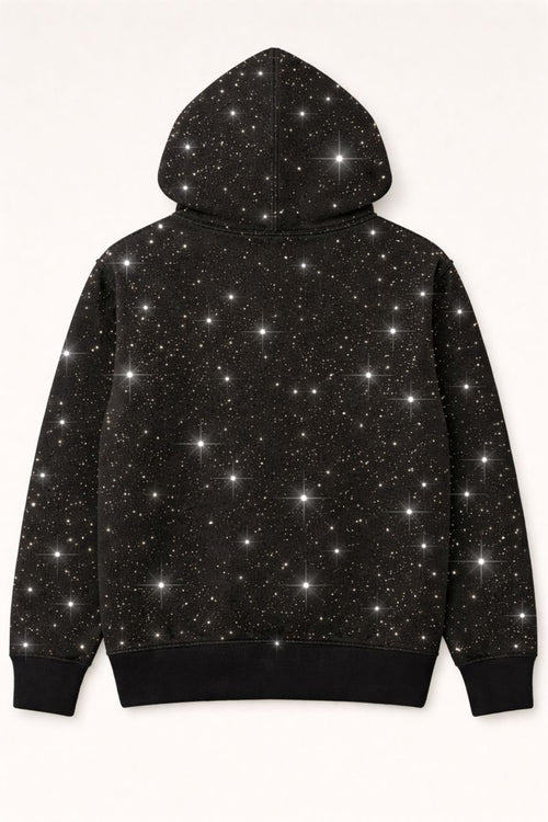 Traceless Rhinestone Hoodie