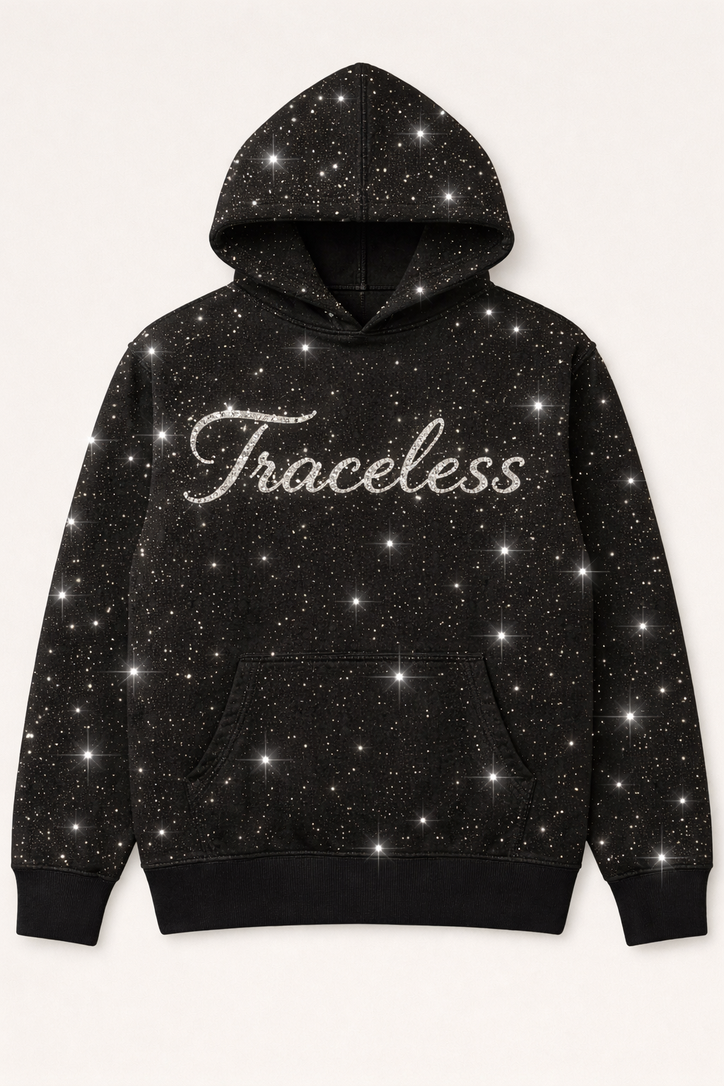 Traceless Rhinestone Hoodie